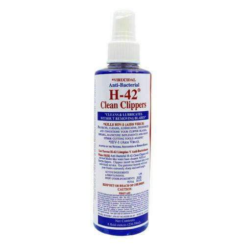 H-42 Clean Clippers Virucidal Anti-Bacterial Cleaner Spray 8oz