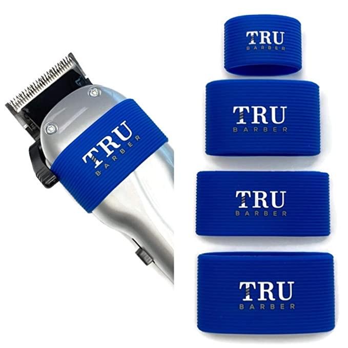 TRUBARBER Clipper Grip Bands Blue [4pcs]