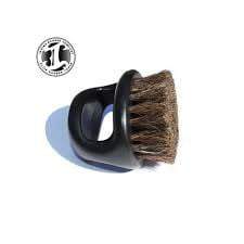 Irving barber company black [knuckle brush].