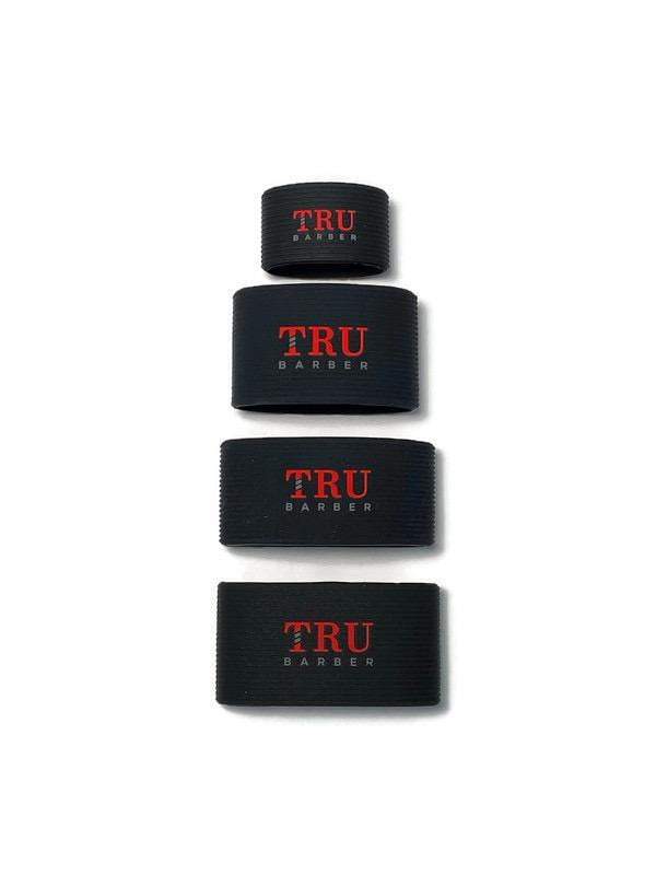 TRUBARBER Clipper Grip Bands black [4pcs].